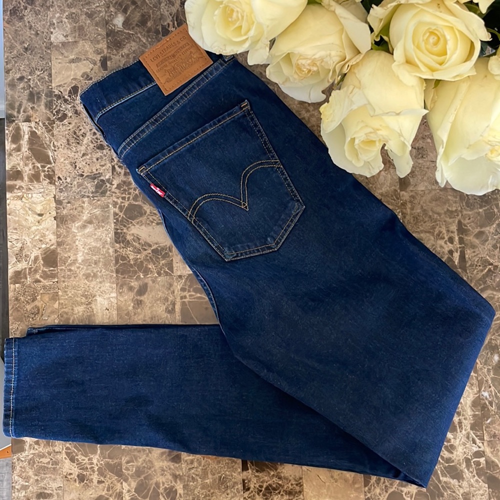 Levi’s jeans, blue, navy, skinny, L30 W30 Mile High Super skinny